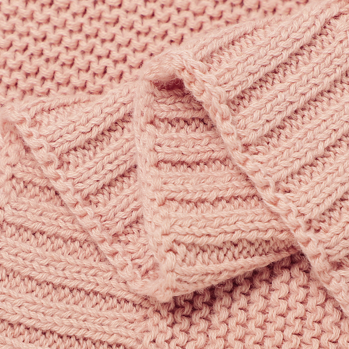 Pink knit Blanket