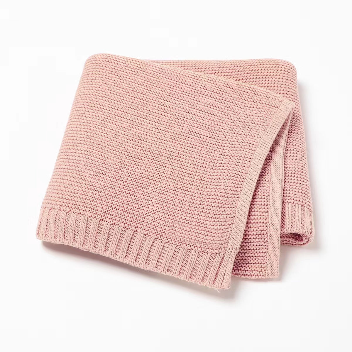 Pink knit Blanket