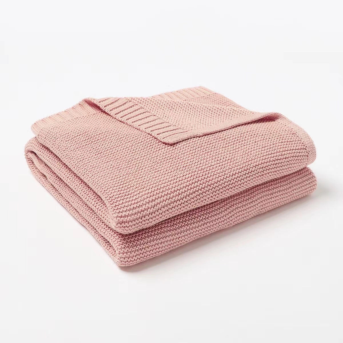 Pink knit Blanket