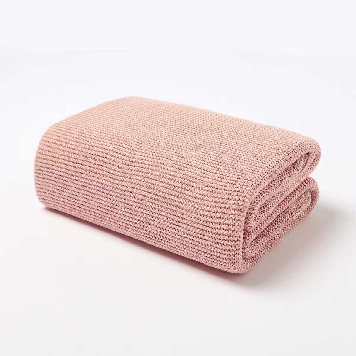 Pink knit Blanket