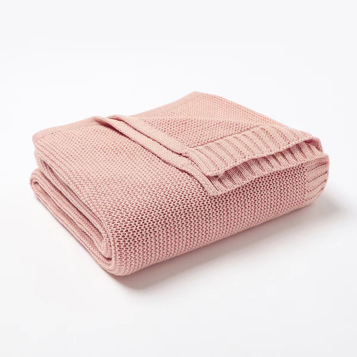 Pink knit Blanket