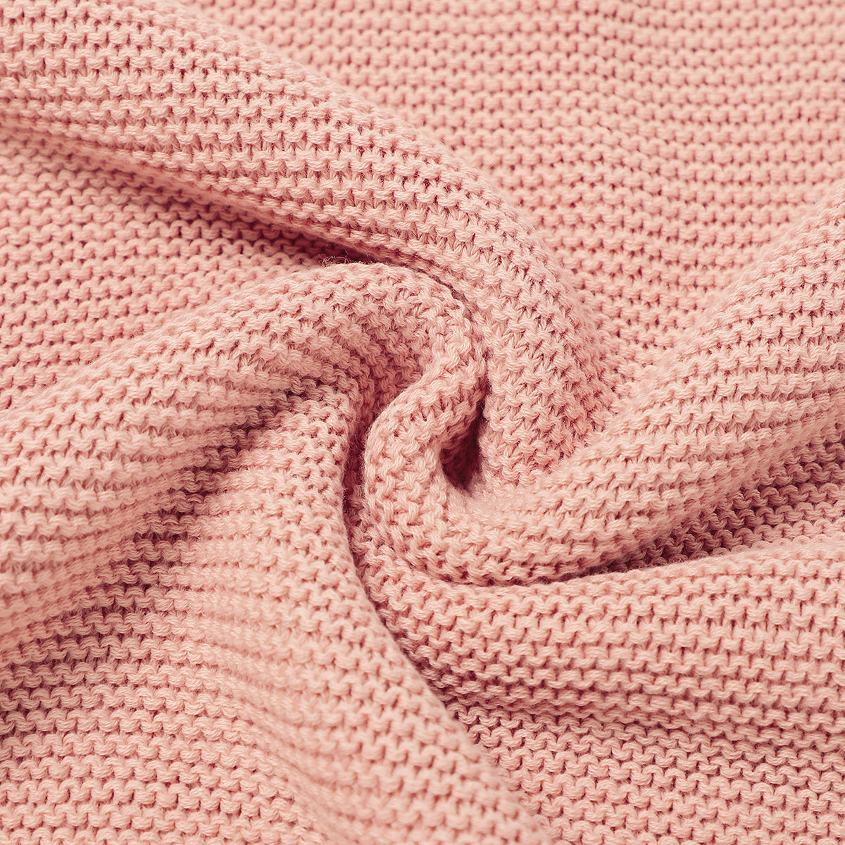 Pink knit Blanket