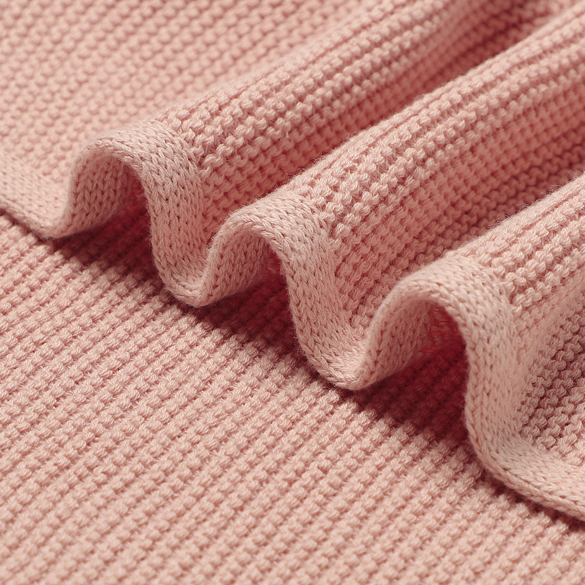 Pink knit Blanket