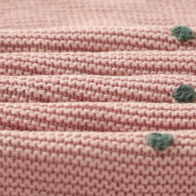 Pink Dotted Baby Blanket